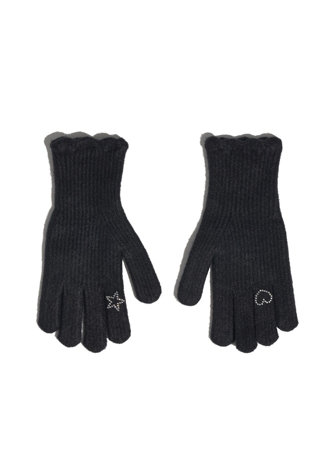 lotsyou_Jennie Gloves short Black