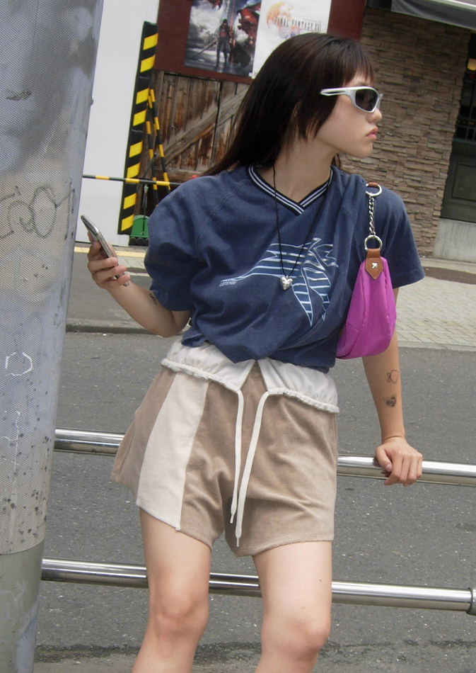 lotsyou_Berry Terry Short Pants Beige