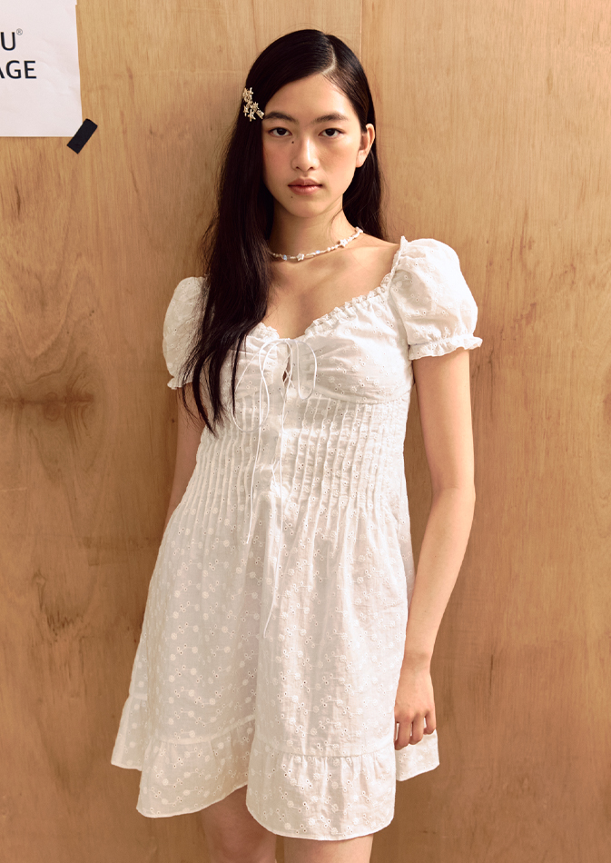 [비비 착용] lotsyou_Bella Dress White