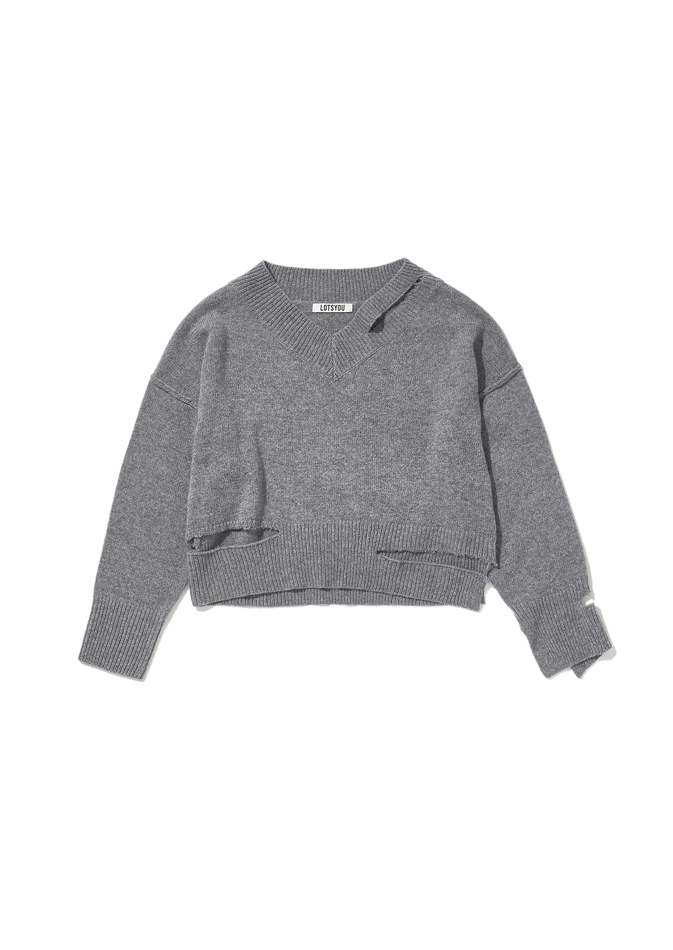 lotsyou_Pheobe`s Knit Sweater Charcol