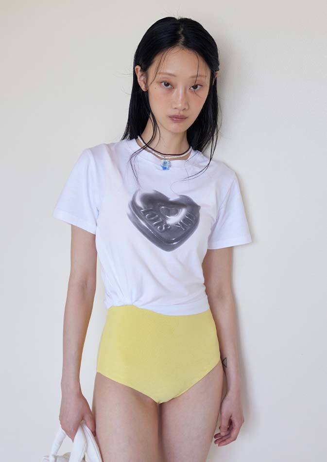 lotsyou_Heart Candy T-shirt ver.2 White