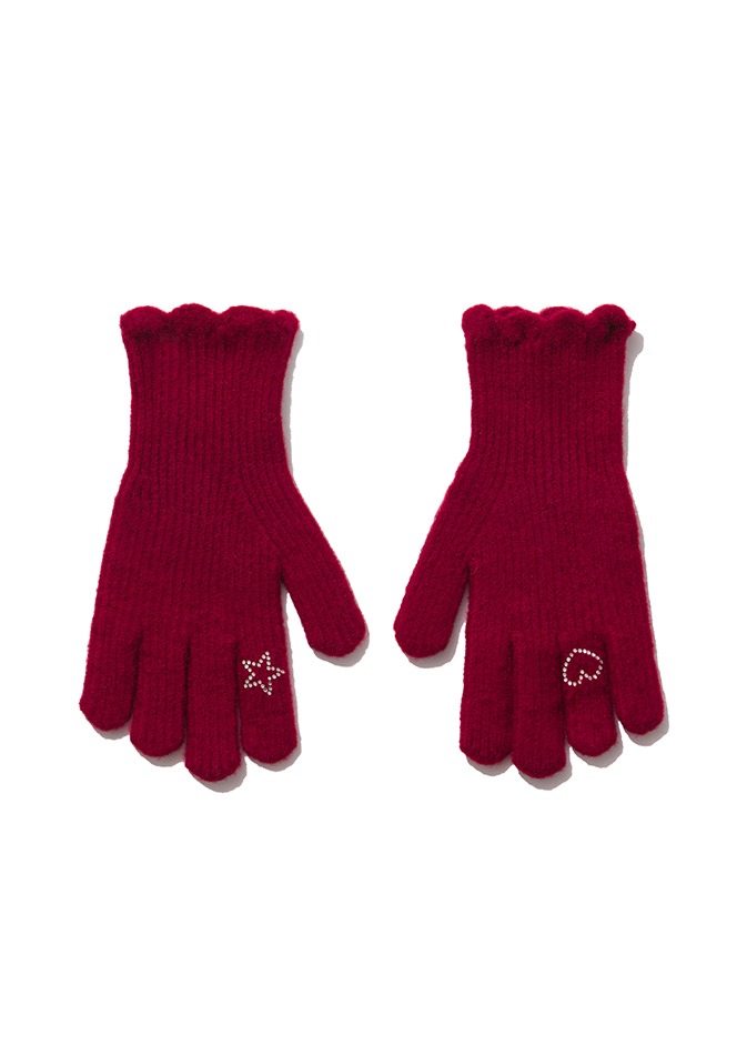 lotsyou_Jennie Gloves short Red